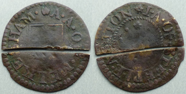 Melksham & Steeple Ashton, A A & I A 1665 farthing